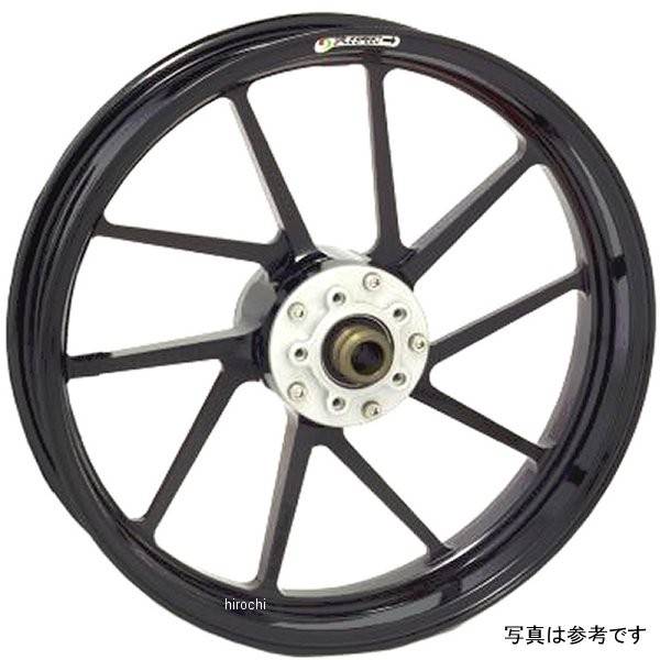 アルミ鍛造ホイール フロント 350-17 TYPE-R 16年-22年 SV650 ABS グロスブラック Gコート