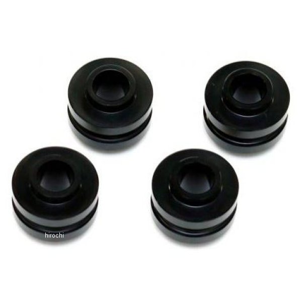 SPEED オフセットカラー 12mm 4個 表凸/裏凹 ブラック