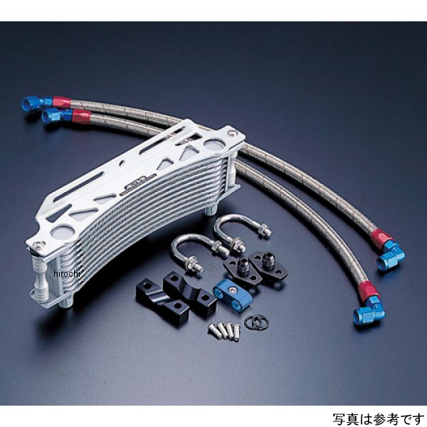オイルクーラーキット ラウンド #6 9-13R  CB900F、CB1100F シルバー