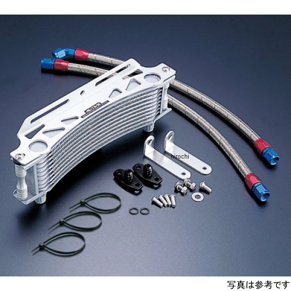 オイルクーラーキット ラウンド #6 9-10R  CBX400F シルバー