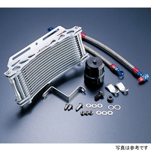 オイルクーラーキット ラウンド #6 11-13R 97年-03年  X4、98年-02年  CB1000SF、CB1300SF シルバー