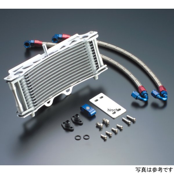 オイルクーラーキット ラウンド #6 9-13R 93年-96年  XJR400、95年-07年 XJR400R シルバー