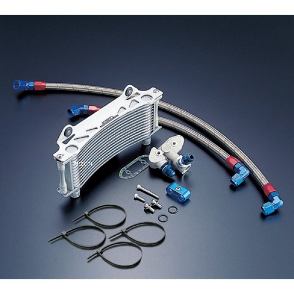 オイルクーラーキット サイド廻し/ラウンド #6 9-13R 93年  GSX1100S シルバー