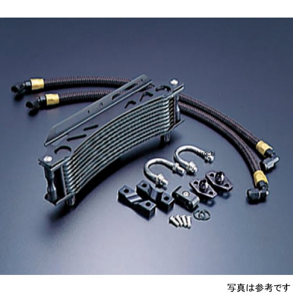 オイルクーラーキット ラウンド #6 9-13R  CB900F、CB1100F ブラック仕様