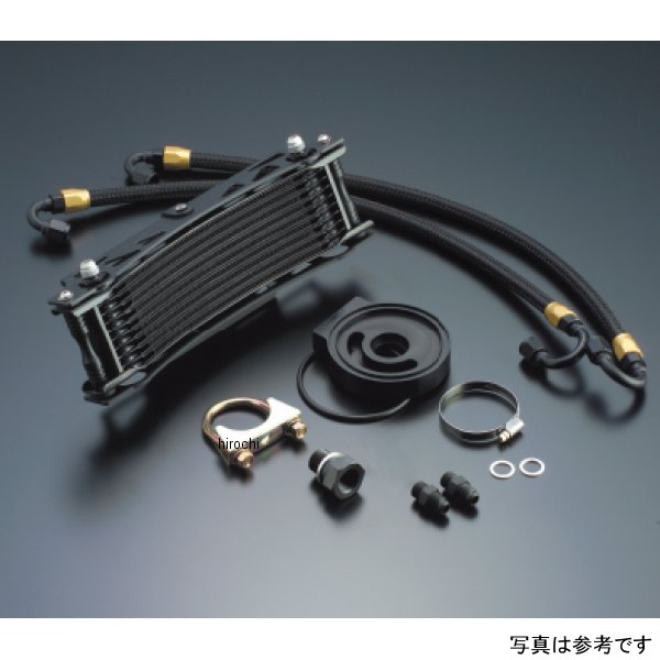 オイルクーラーキット ラウンド #6 9-10R  CB400F (398/408) ブラック仕様