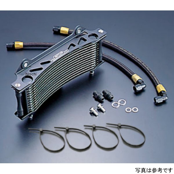 オイルクーラーキット ラウンド #6 9-10R 94年以降  GSX1100S ブラック仕様