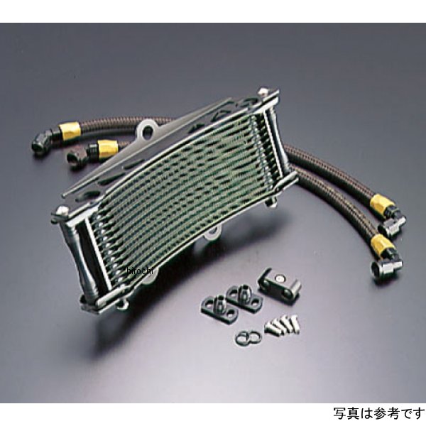 オイルクーラーキット サーモ対応 ラウンド #6 9-13R ゼファー400、ゼファーX、ゼファー750、ZR-7 ブラック仕様