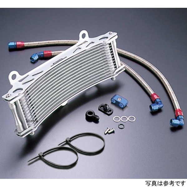 オイルクーラーキット ラウンド #6 11-16R ゼファー1100、ゼファー1100RS ブラック仕様