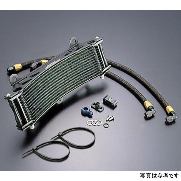 オイルクーラーキット サーモ対応 ラウンド #6 11-16R ゼファー1100、ゼファー1100RS ブラック仕様