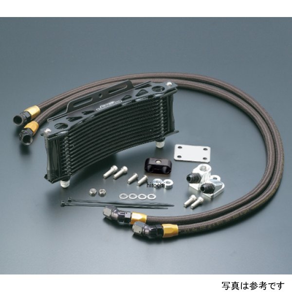 オイルクーラーキット 下出し/ラウンド#8 9-10R  Z1000R、Z1000J ブラック仕様