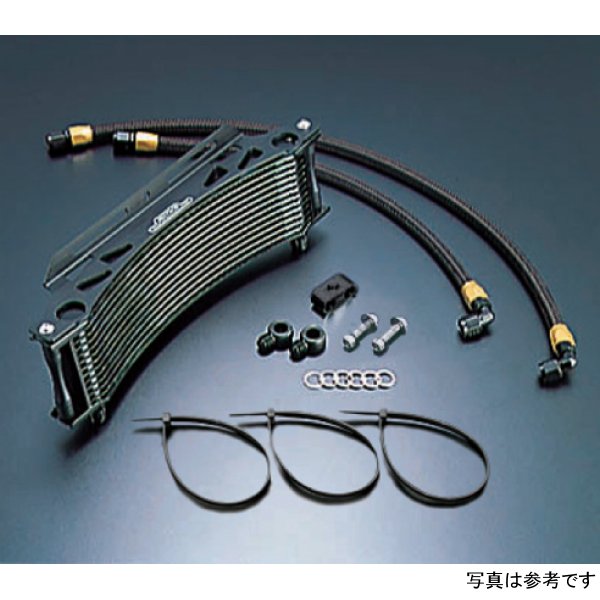 オイルクーラーキット ラウンド #6 11-13R 08年以前  ZRX1200、ZRX1100 ブラック仕様