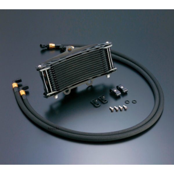 オイルクーラーキット サイド廻し/ラウンド#6 9-13R  ゼファー400、ゼファーX ブラック仕様