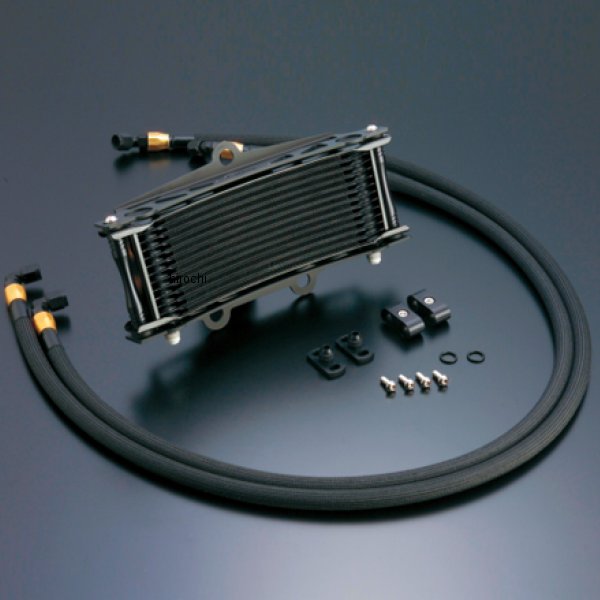 オイルクーラーキット サーモ対応 サイド廻し/ラウンド #6 9-13R  ゼファー750、ZR-7 ブラック仕様