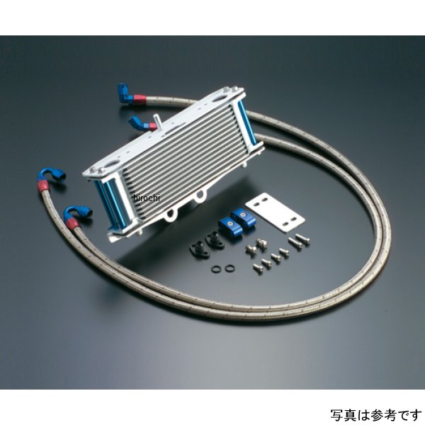 オイルクーラーキット サーモ対応 サイド廻し/ストレート #6 9-10R 93年-96年 XJR400、95年-07年 XJR400R シルバー