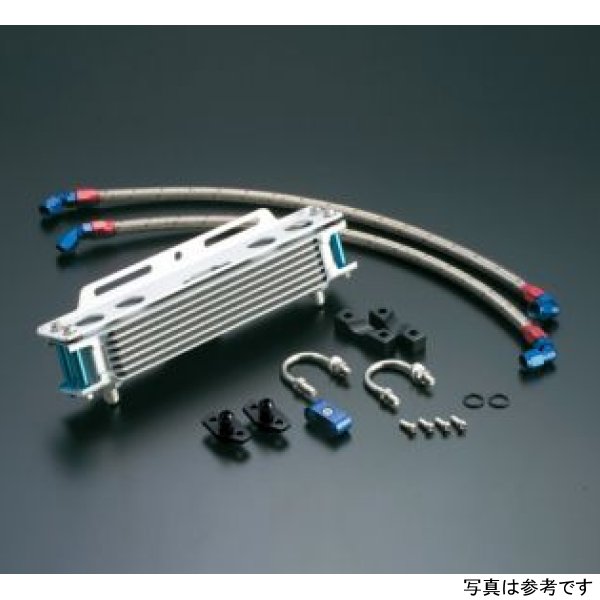 オイルクーラーキット ストレート #6 9-10R  CB900F、CB1100F シルバー