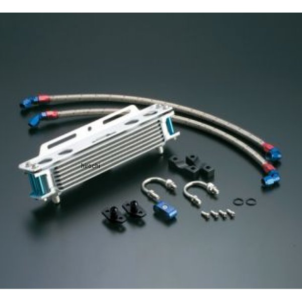 オイルクーラーキット ストレート #6 9-13R  CB900F、CB1100F シルバー