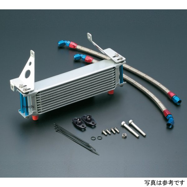 オイルクーラーキット ストレート #6 9-13R  CBR400F シルバー