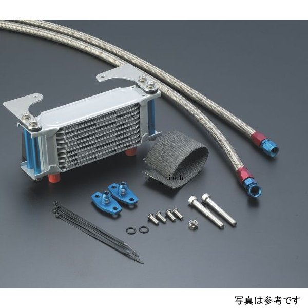 オイルクーラーキット ストレート #6 4.5-10R  CBR400F シルバー