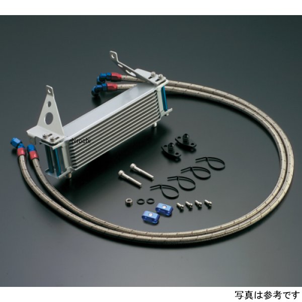 オイルクーラーキット サイド廻し/ストレート #6 9-10R  CBR400F シルバー