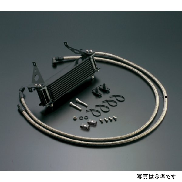 オイルクーラーキット サーモ対応 サイド廻し/ストレート #6 9-13R  CBR400F ブラック仕様