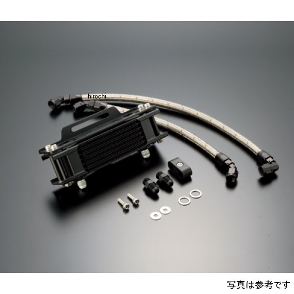 オイルクーラーキット ストレート #6 4.5-7R 2-3型  SRX400、1-3型  SRX600 ブラック仕様