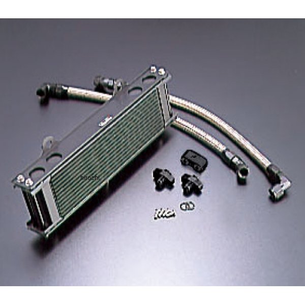 オイルクーラーキット サーモ対応 ストレート #8 12-13R 15年以前 XJR1300、97年以前 XJR1200 ブラック仕様