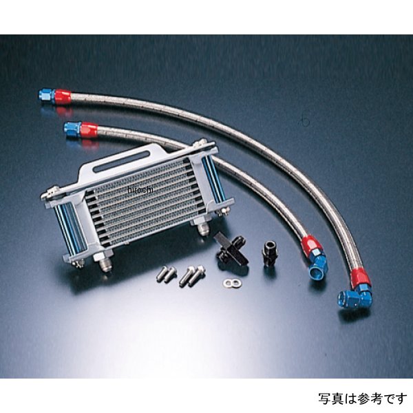 オイルクーラーキット ストレート #6 4.5-7R   SRX400 1型 シルバー