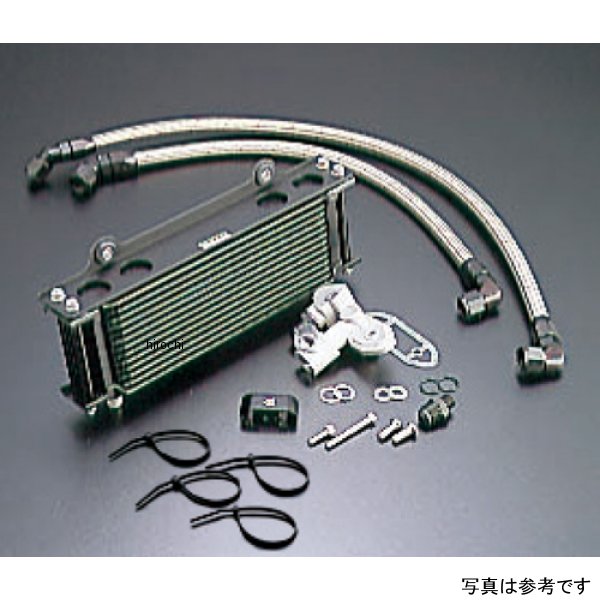 オイルクーラーキット サーモ対応 サイド廻し/ストレート #8 9-10R 93年  GSX1100S ブラック仕様