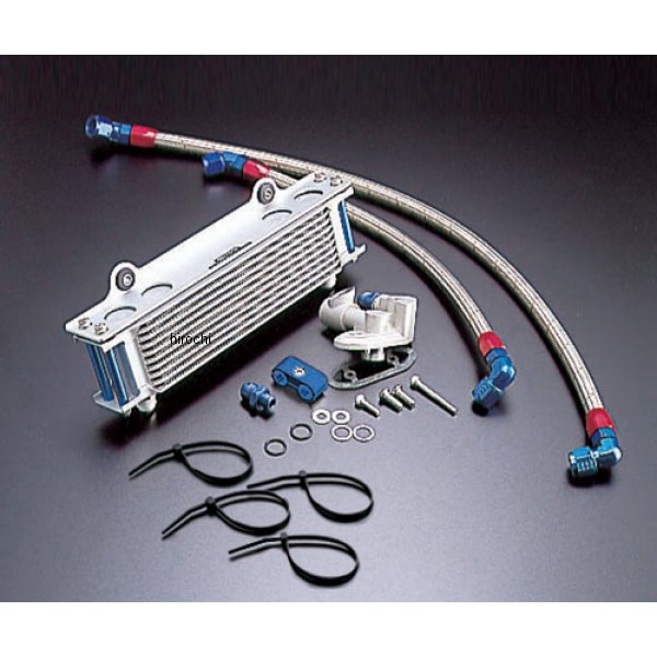 オイルクーラーキット サイド廻し/ストレート #8 9-13R 93年  GSX1100S シルバー