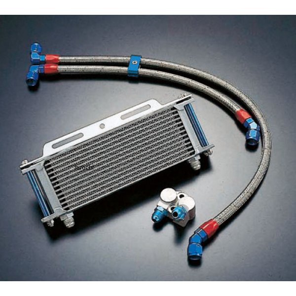 オイルクーラーキット ストレート #8 9-10R  GPZ1100F、Z1100GP シルバー