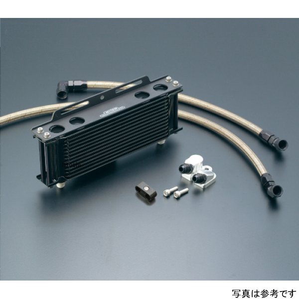 オイルクーラーキット ストレート #8 9-10R  GPZ1100F、Z1100GP ブラック仕様