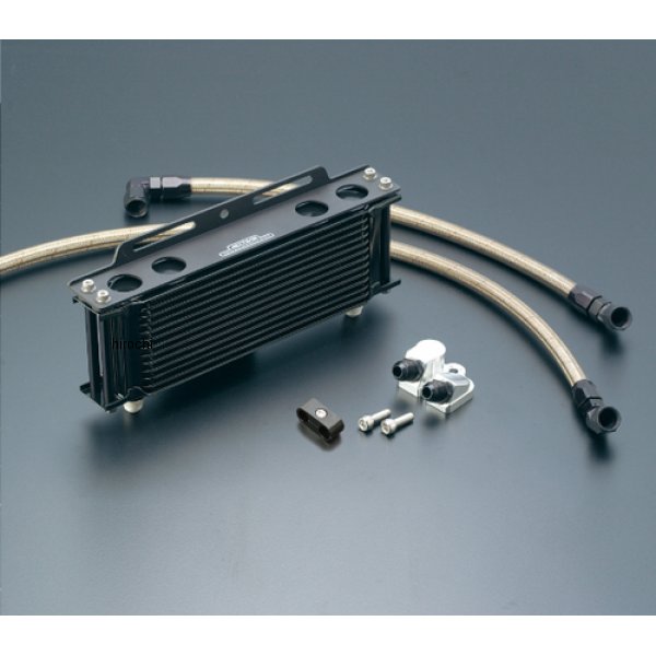 オイルクーラーキット ストレート #8 9-13R  GPZ1100F、Z1100GP ブラック仕様
