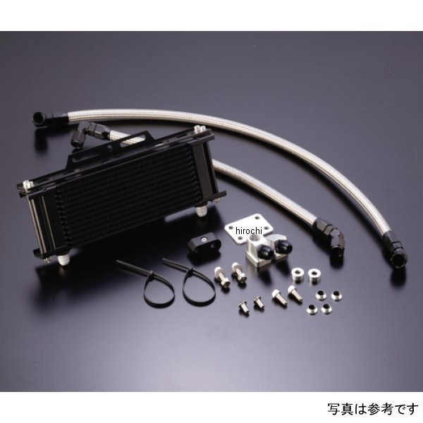 オイルクーラーキット サーモ対応 サイド廻し/ストレート #8 9-13R  Z1000R、Z1000J ブラック仕様