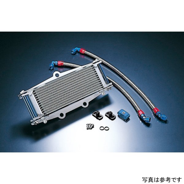 オイルクーラーキット ストレート #6 9-13R  ゼファー400、ゼファーX、ゼファー750、ZR-7 シルバー