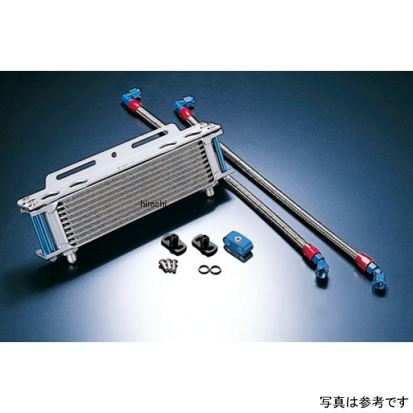 オイルクーラーキット ストレート #6 9-13R  GPZ400F、Z400GP、Z750GP シルバー