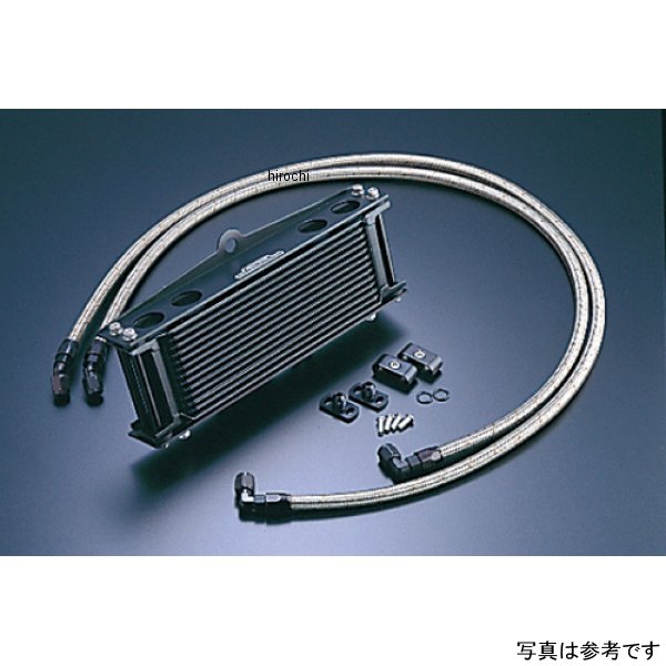 オイルクーラーキット サーモ対応 サイド廻し/ストレート #6 9-13R  ゼファー750、ZR-7 ブラック仕様