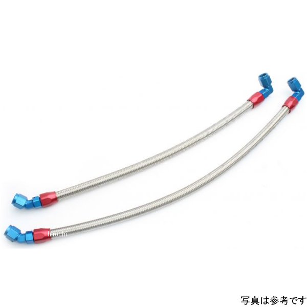 オイルクーラーホースセット ラウンド #6 9-13R  ゼファー400、ゼファーX、ゼファー750、ZR-7 シルバー