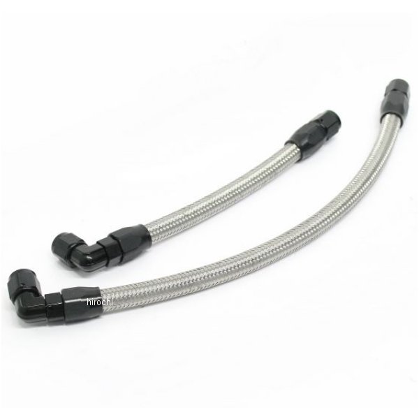 オイルクーラーホースセット ストレート #6 9-7R  CB750F、CB900F、CB1100F ブラック仕様