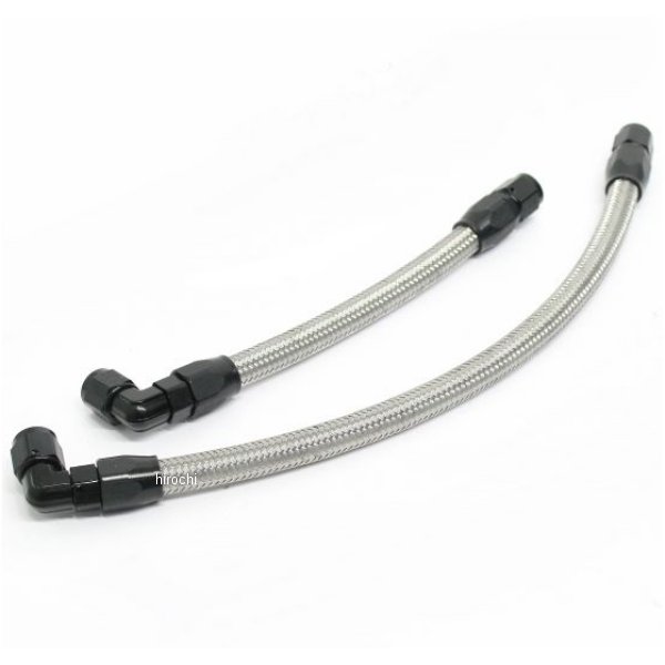 オイルクーラーホースセット ストレート #6 9-10R  CB400F(398/408) ブラック仕様