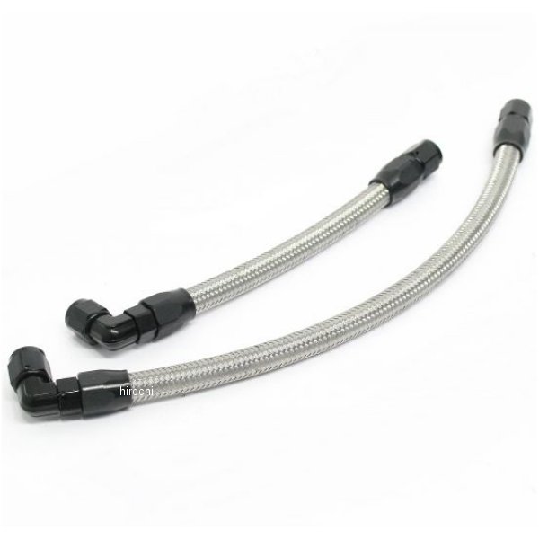 オイルクーラーホースセット サーモ対応 ストレート #6 9-13R 93年-96年 XJR400、95年-07年 XJR400R ブラック仕様