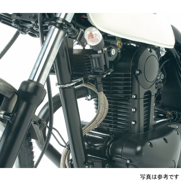 オイルクーラーキット (縦) ストレート #6 4.5-7R 03年以前  250TR ブラック仕様