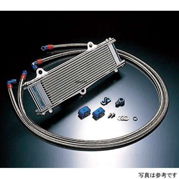オイルクーラーキット ストレート #6 12-13R ゼファー1100、ゼファー1100RS ブラック仕様