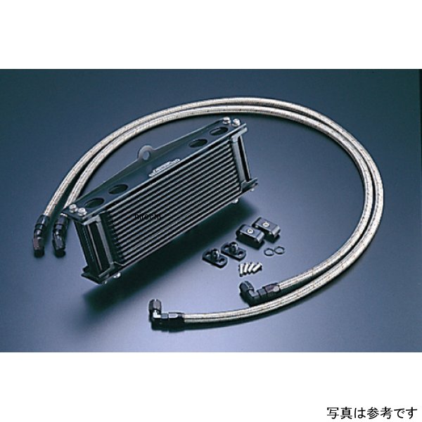 オイルクーラーキット サーモ対応 サイド廻し/ストレート #6 9-13R ゼファー400、ゼファーX ブラック仕様