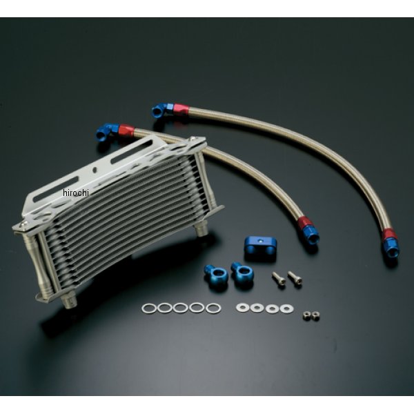オイルクーラーキット ラウンド #6 11-13R  GPZ750R、GPZ900R シルバー