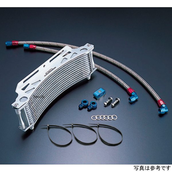オイルクーラーキット ラウンド #6 11-13R 08年以前  ZRX1200、ZRX1100 シルバー