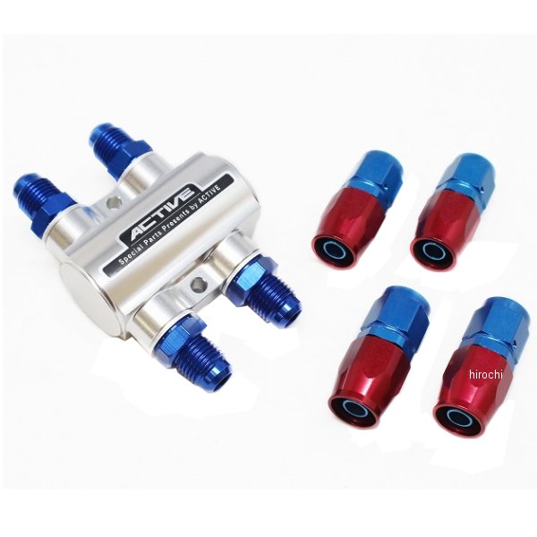 サーモスタットキット #6 ストレートフィッティング4個付 シルバー