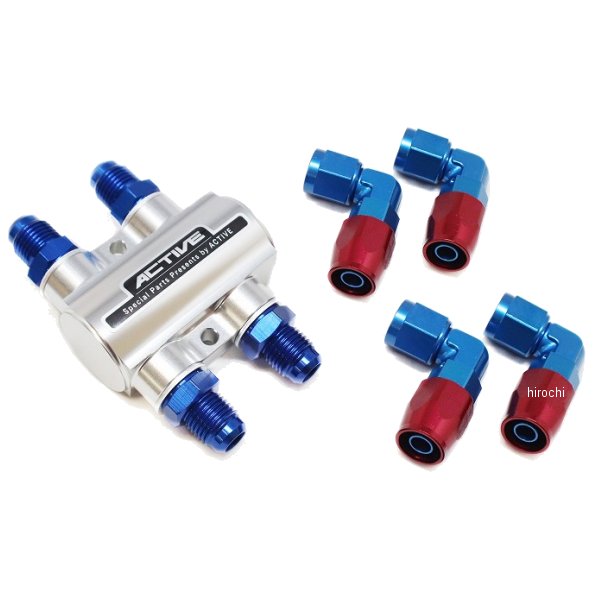 サーモスタットキット #6 90°フィッティング4個付 シルバー