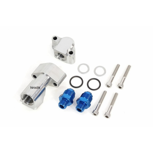 【New】 オイルクーラー取り出しセット #8 カワサキ Z1/Z2 ブルー