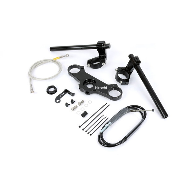 【New】 セパレートハンドルキット&トップブリッジセット ヤマハ XSR900 22-24 ブラック