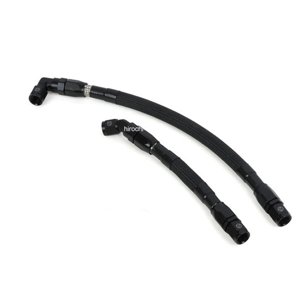 【New】 ラウンドオイルクーラーホースセット #6 9-7R ホンダ CT125/JA65 23-25 ブラック